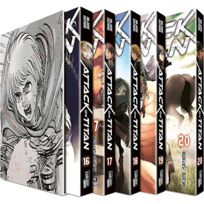 Attack on Titan, Bände 16-20 im Sammelschuber mit Extra
