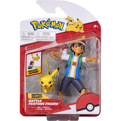 Pokemon Ash & Pikachu Battle Figur