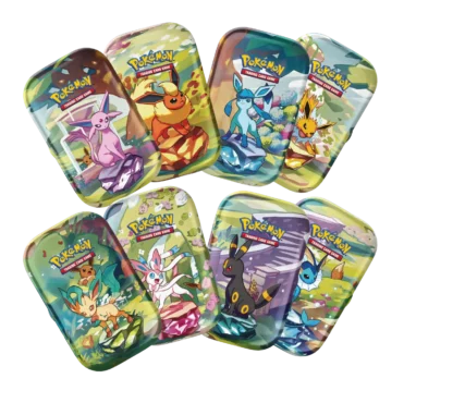 Pokemon Karmesin und Purpur Prismatische Entwicklungen Mini Tin (DE) Vorverkauf!
