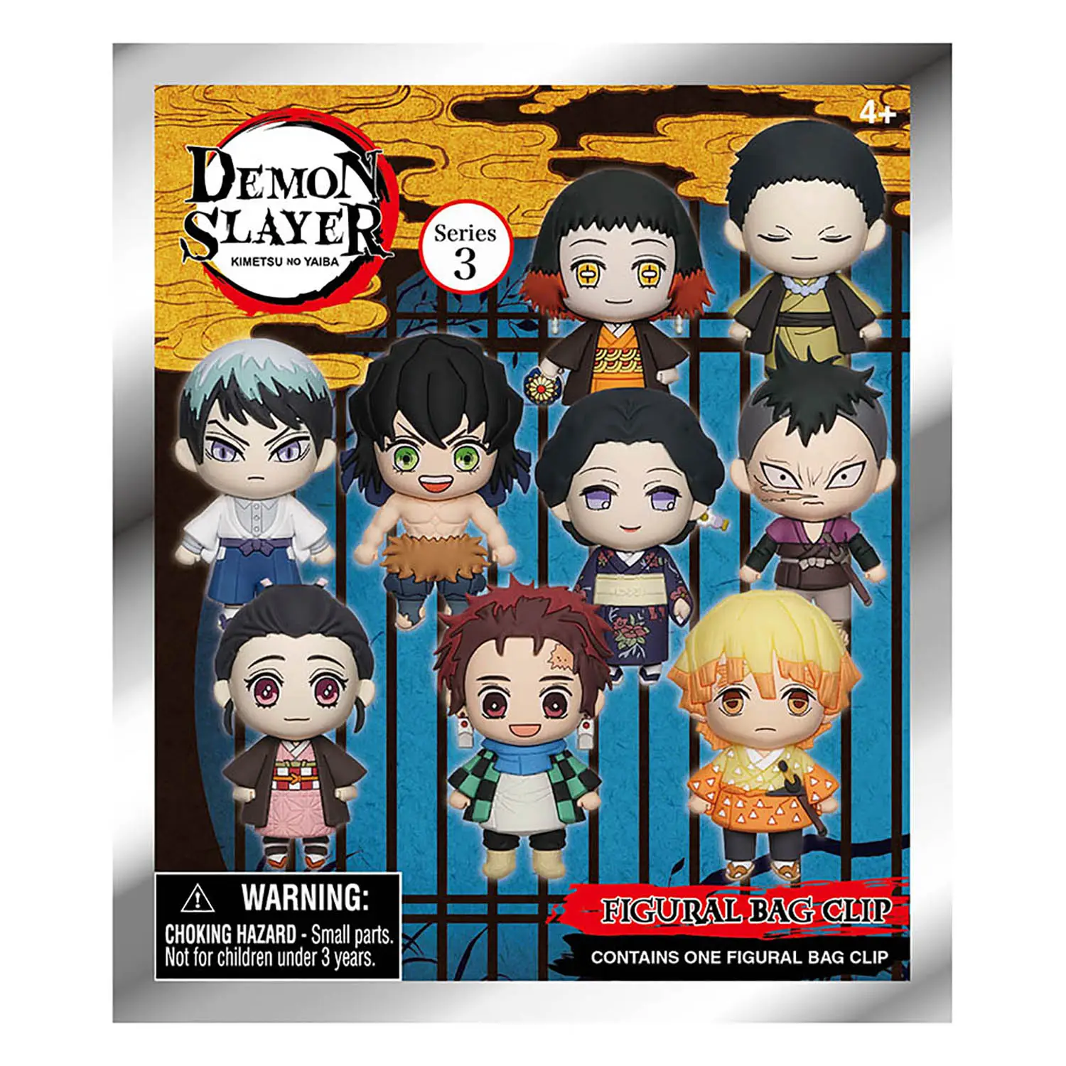 demon slayer 3d foam bag clip serie 3 demon slayer 3d foam bag clip serie 3