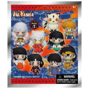 inuyasha 3d foam bag clip series 1