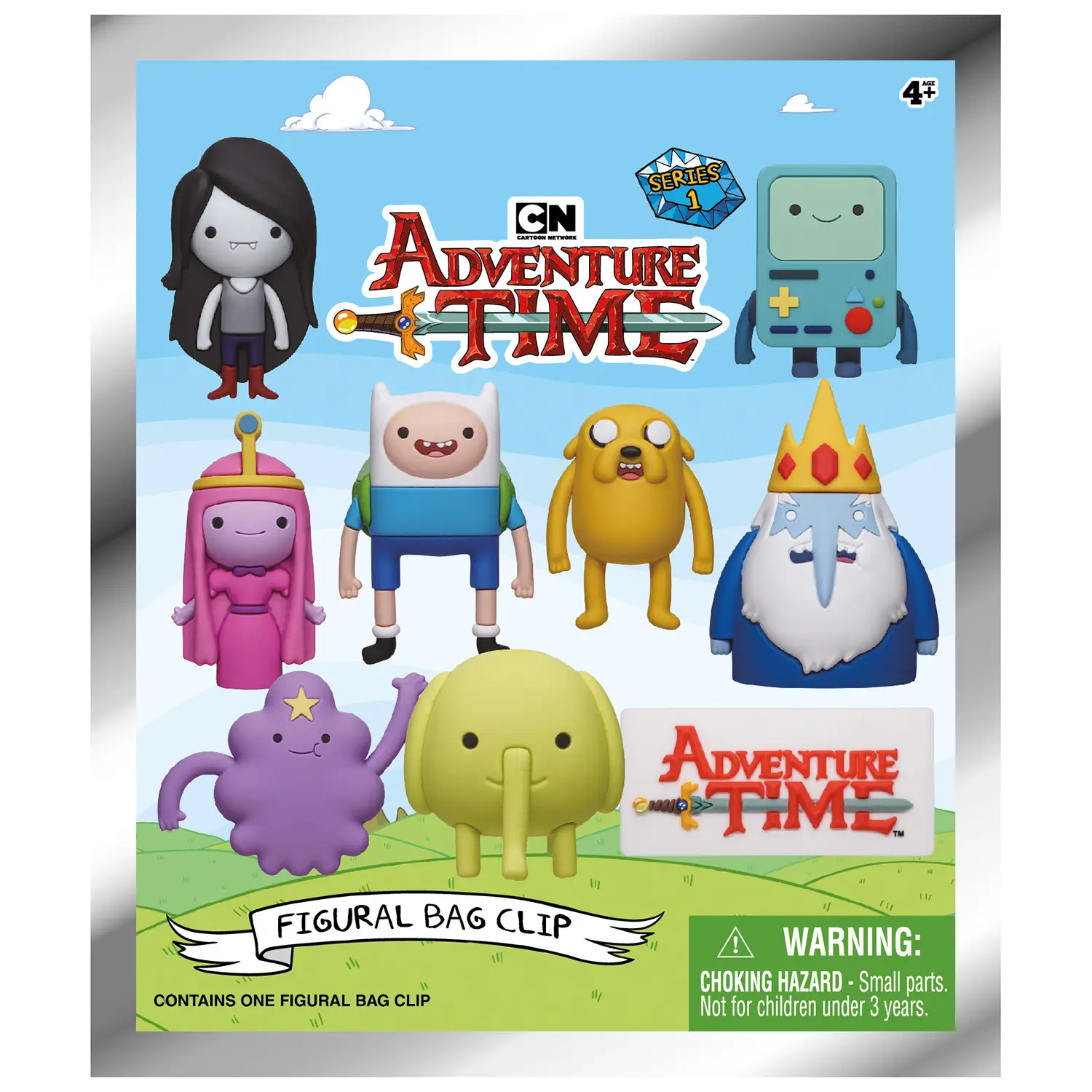 adventure time 3d foam bag clip series 1 adventure time 3d foam bag clip series 1