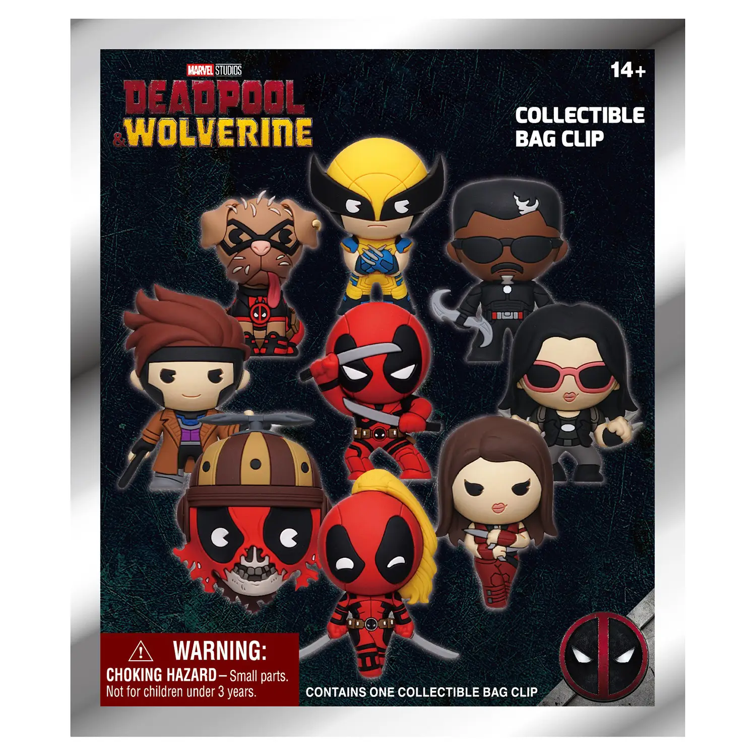 deadpool & wolverine movie 3d foam bag clip deadpool & wolverine movie 3d foam bag clip
