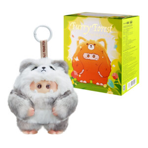 dm giggle monster furry forest vinyl plush blind box