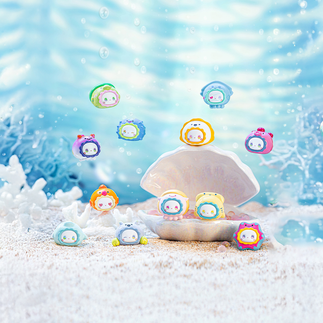 lucky emma ocean bubble beans series blindbox figur lucky emma ocean bubble beans series blindbox figur