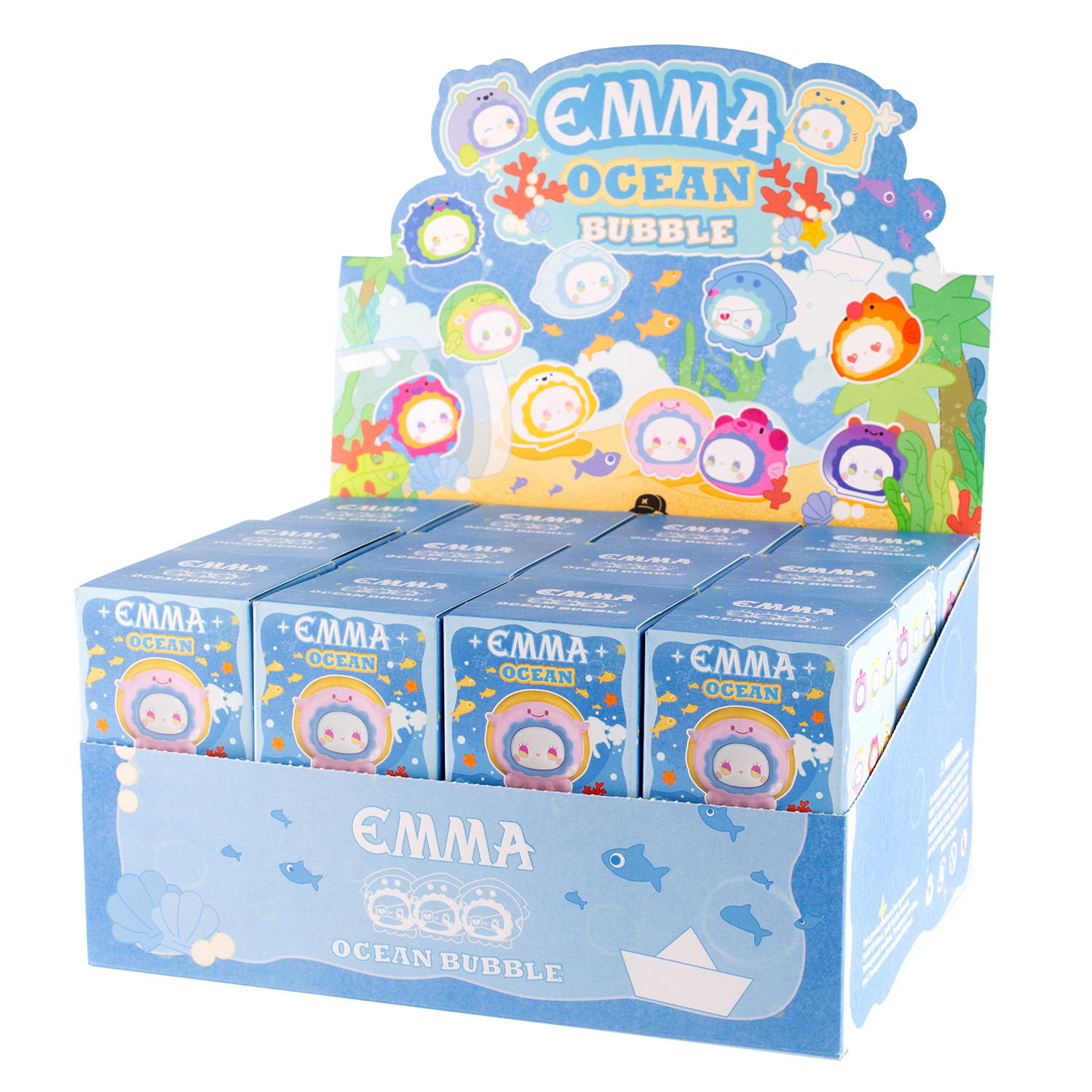 lucky emma ocean bubble beans series blindbox figur lucky emma ocean bubble beans series blindbox figur