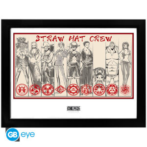 one piece framed print "straw hat crew" (30