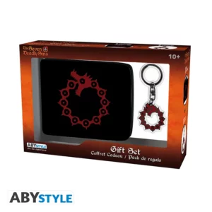 the seven deadly sins pck wallet + keyring "emblem" *