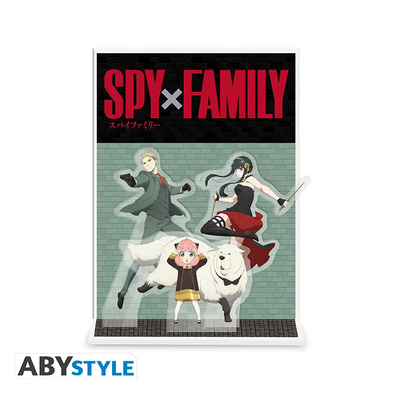 spy x family acryl® diorama ready for action! spy x family acryl® diorama ready for action!