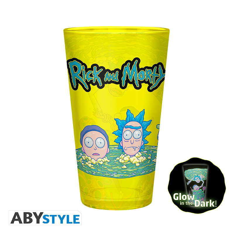 rick and morty pck glass xxl +mug+ 2 coasters"pattern" * rick and morty pck glass xxl +mug+ 2 coasters"pattern" *