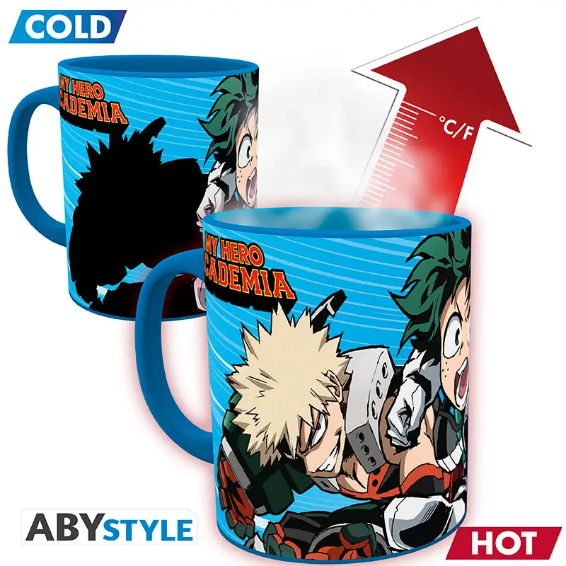 my hero academia mug heat change 320ml heroes box