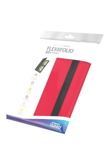 ultimate guard flexxfolio 160 8 pocket red ultimate guard flexxfolio 160 8 pocket red
