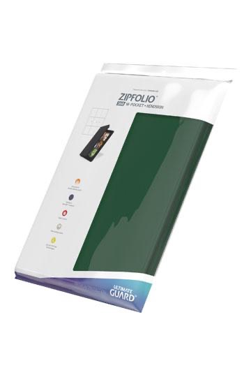 ultimate guard zipfolio 360 18 pocket xenoskin green ultimate guard zipfolio 360 18 pocket xenoskin green