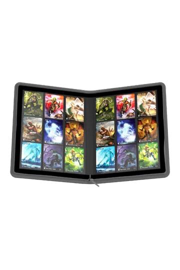 ultimate guard zipfolio 360 18 pocket xenoskin grey ultimate guard zipfolio 360 18 pocket xenoskin grey