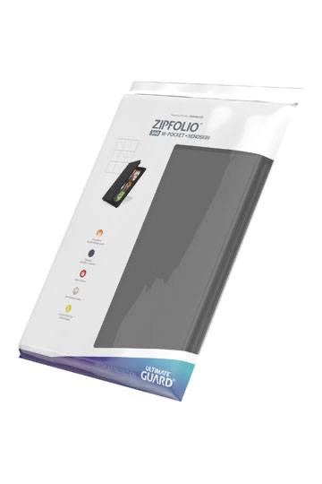 ultimate guard zipfolio 360 18 pocket xenoskin grey ultimate guard zipfolio 360 18 pocket xenoskin grey