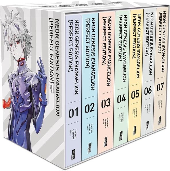 neon genesis evangelion – perfect edition, bände 1 7 im sammelschuber mit extras neon genesis evangelion – perfect edition, bände 1 7 im sammelschuber mit extras