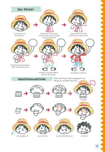 one piece kritzelkurs one piece kritzelkurs