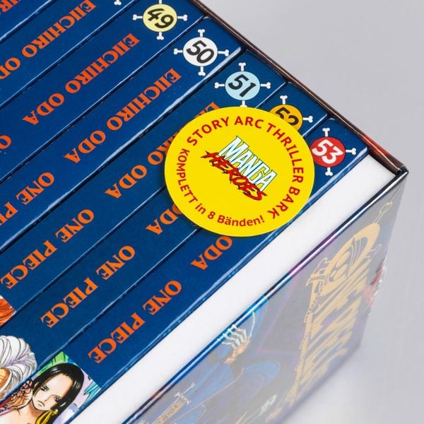 one piece sammelschuber 5: thriller bark (inklusive band 46–53) one piece sammelschuber 5: thriller bark (inklusive band 46–53)