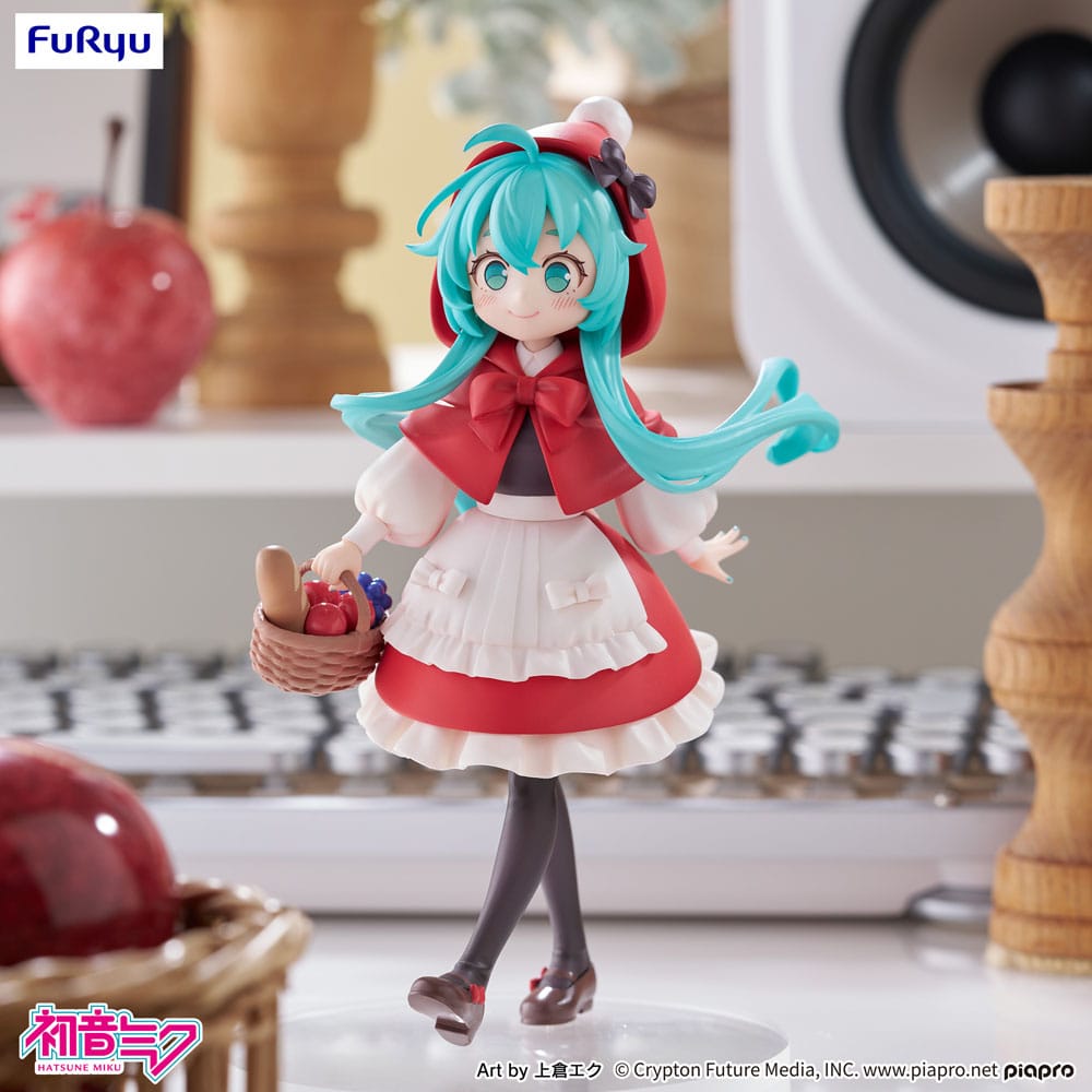 hatsune miku desktop fairy pvc statue hatsune miku little red riding hood ver. 16 cm hatsune miku desktop fairy pvc statue hatsune miku little red riding hood ver. 16 cm