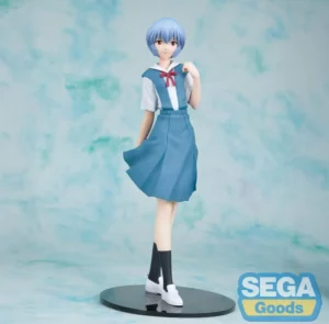 rebuild of evangelion high premium pvc statue rei uniform ver. evangelion: new theatrical edition 20 cm