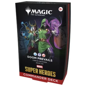 magic karten marvel super heroes commander deck doom prevails englisch