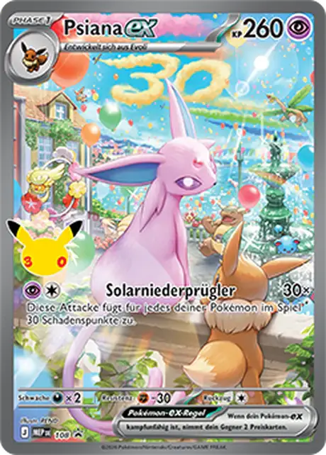 Blog Info Seite Psiana-ex (Espeon-ex) – 30th Celebration