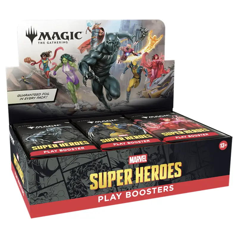 mtg marvel super heroes play booster display englisch mtg marvel super heroes play booster display englisch