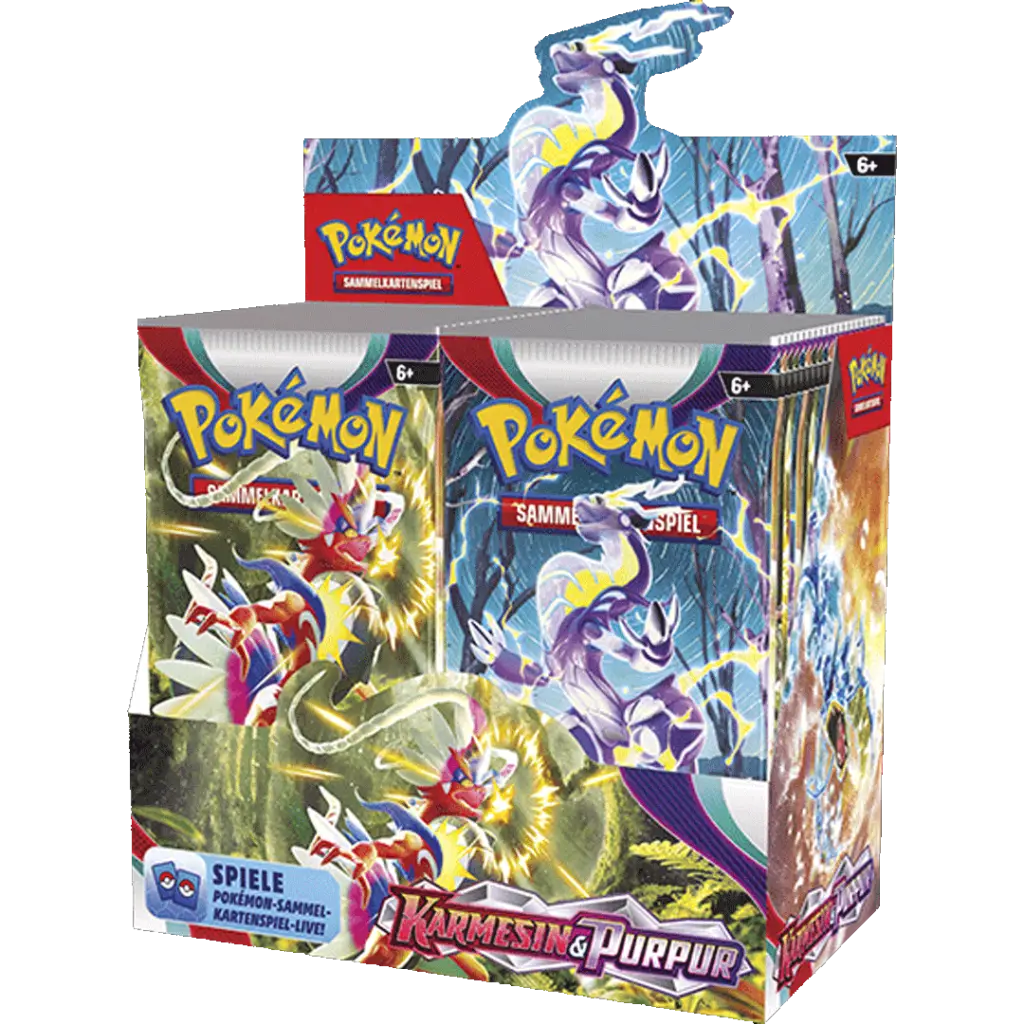 pokemon karmesin purpur display 36 booster 1 pokemon karmesin purpur display 36 booster 1
