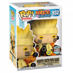 funko pop! animation naruto shippuden naruto sixth path sage glow in the dark xxx932 specialty series